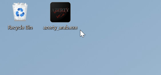 Icone sur le bureau de Windows